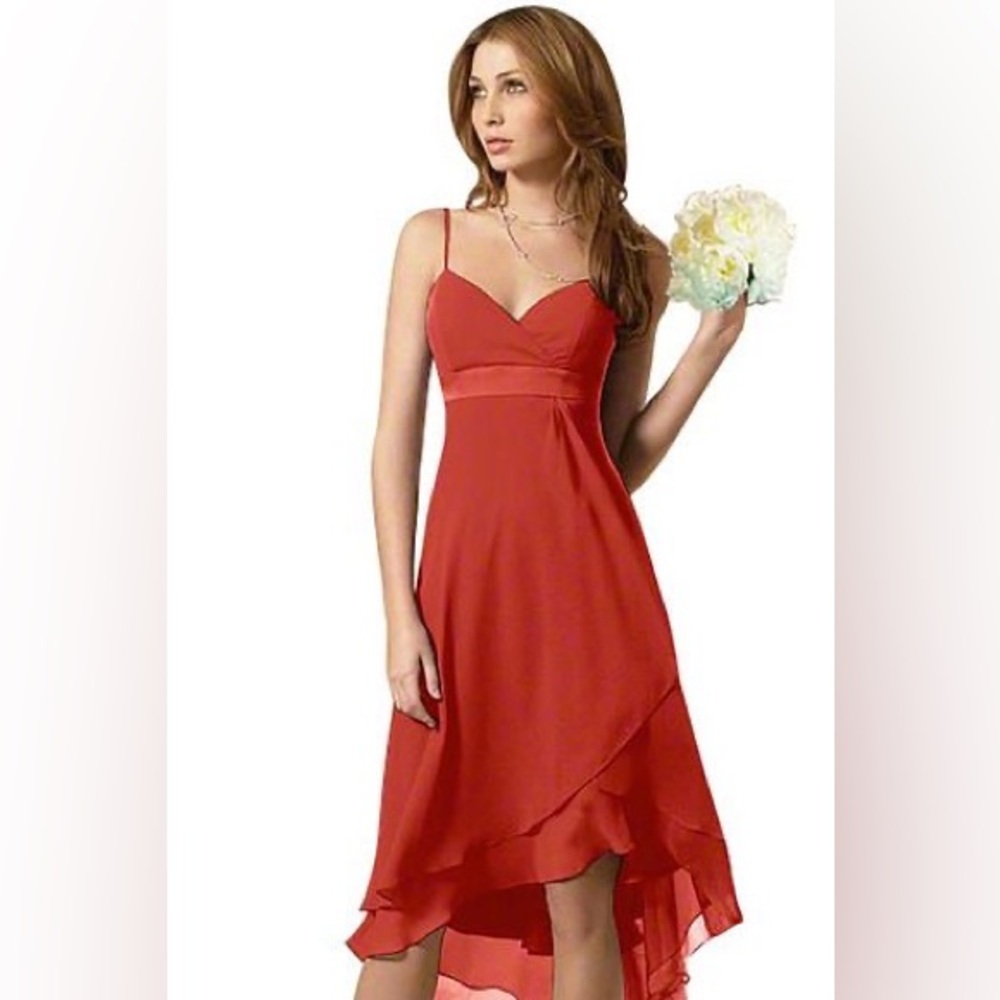 Alfred Angelo 6471 Dress in Burnt Orange in Chiffon